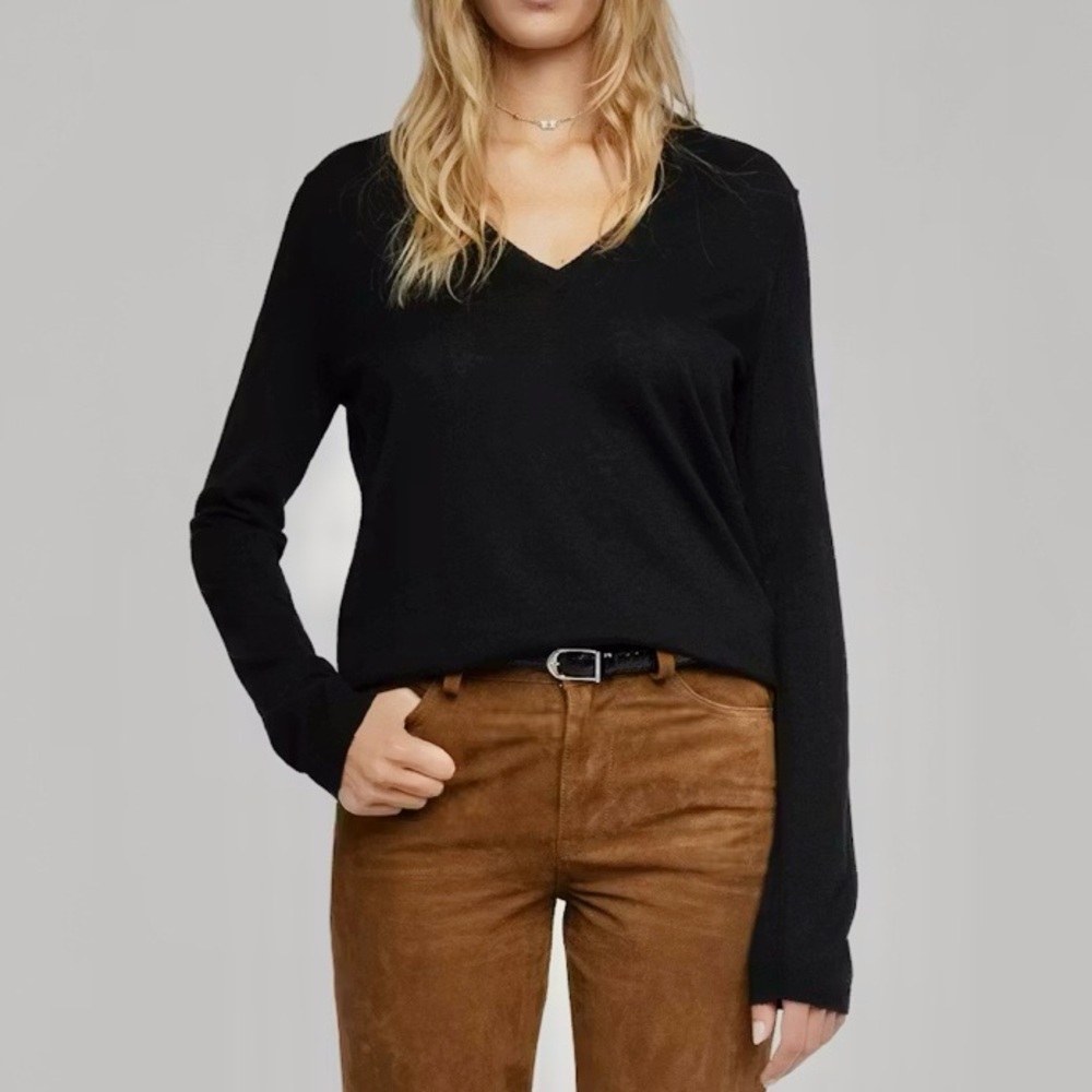 Zadig & Voltaire Featherweight Cashmere Sweater size XS 🖤 ORP $348